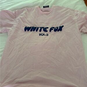 white fox t shirt